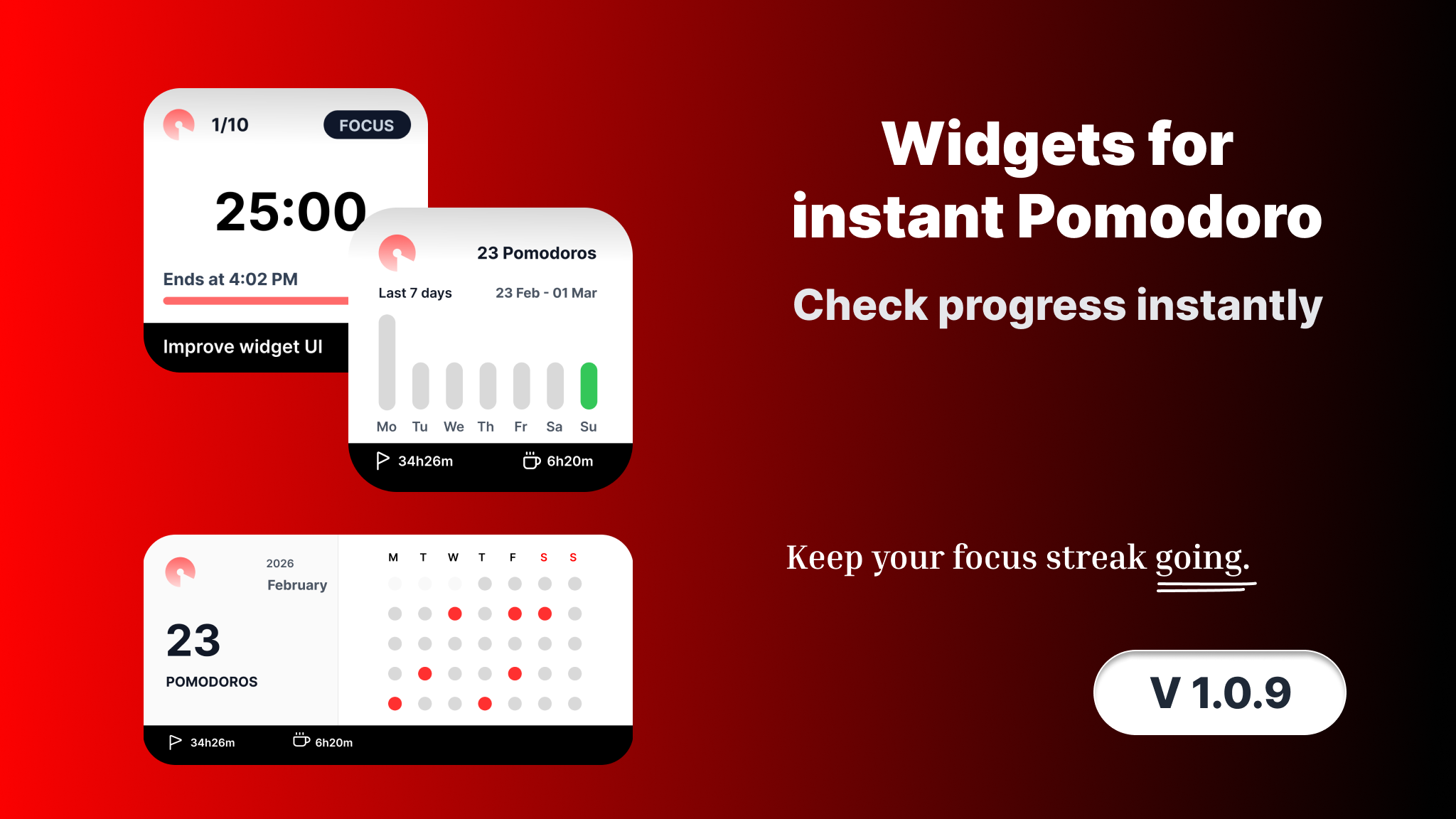 Widgets for Instant Pomodoro thumbnail